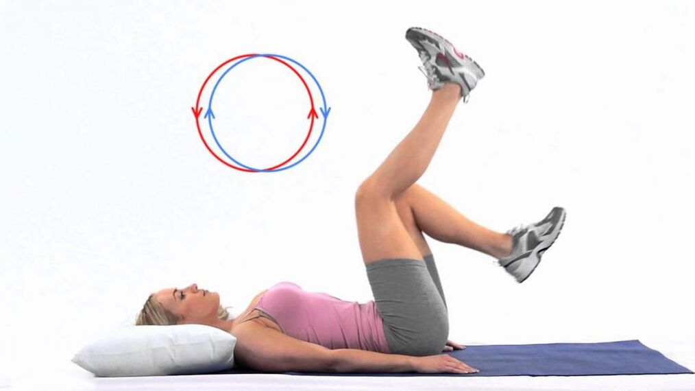 exercício de ciclismo para dor no quadril